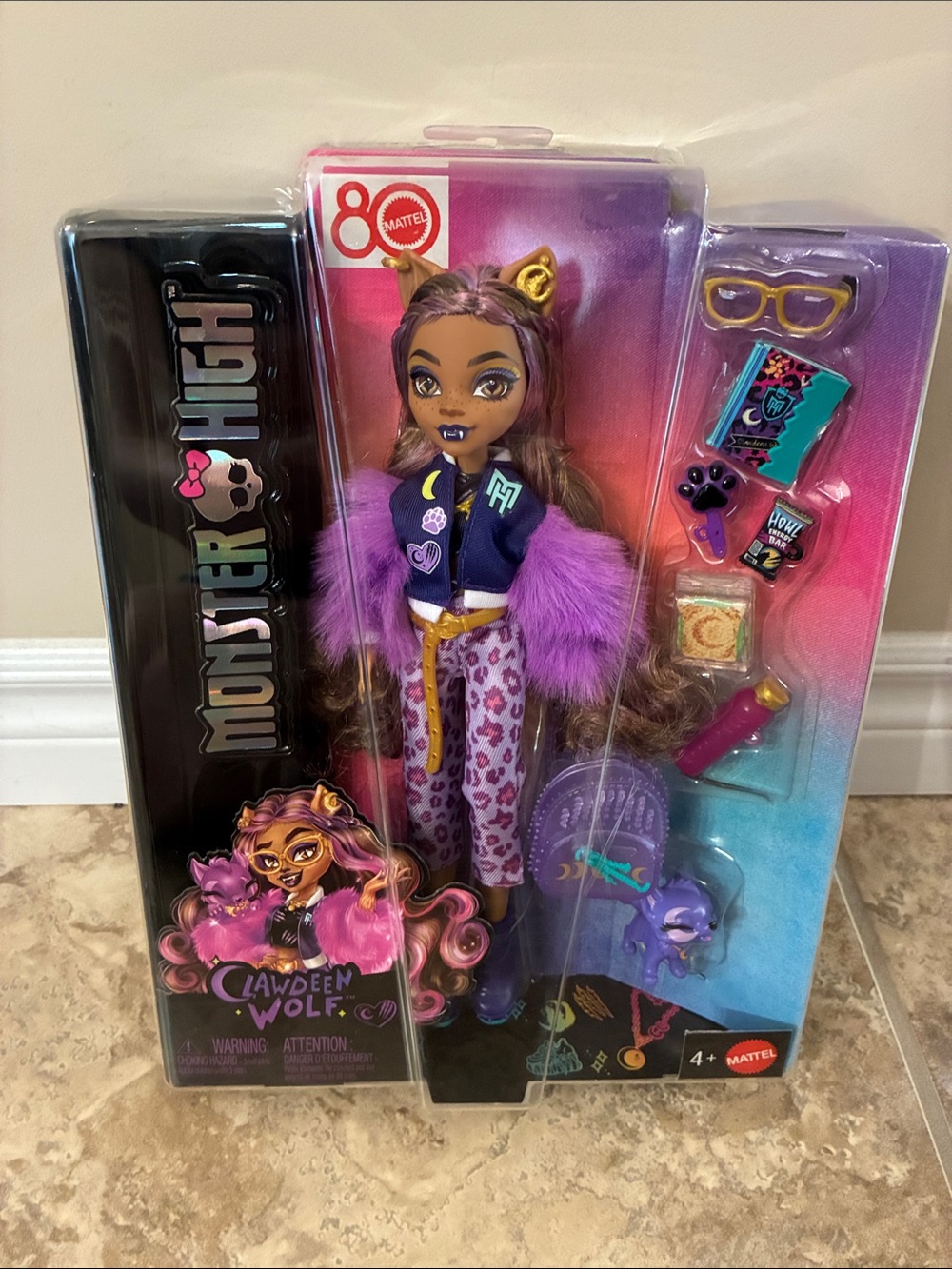 Mattel Monster High Clawdeen Wolf Doll with accessories